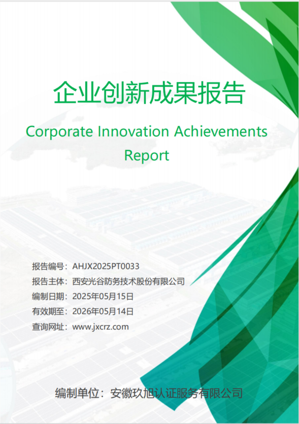 企业创新成果报告